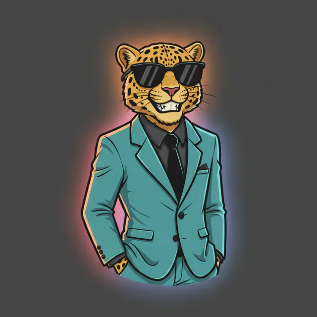 Leo retro mainosleopardi
